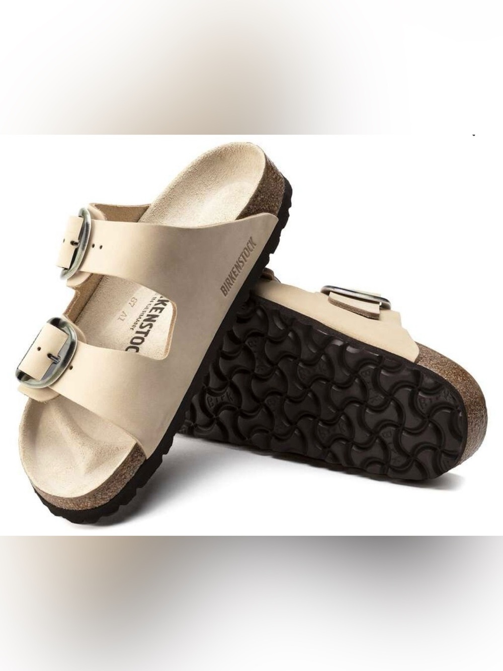 Birkenstock Arizona Big Buckle in Almond size 37